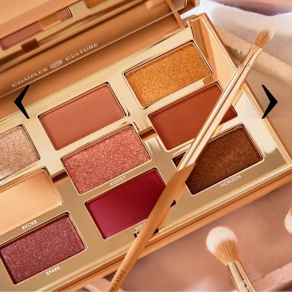 Complex culture future so bright palette and brush, nine shades mattes+ shimmers